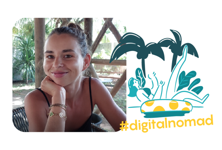Nolwenn digital nomad à Maurice