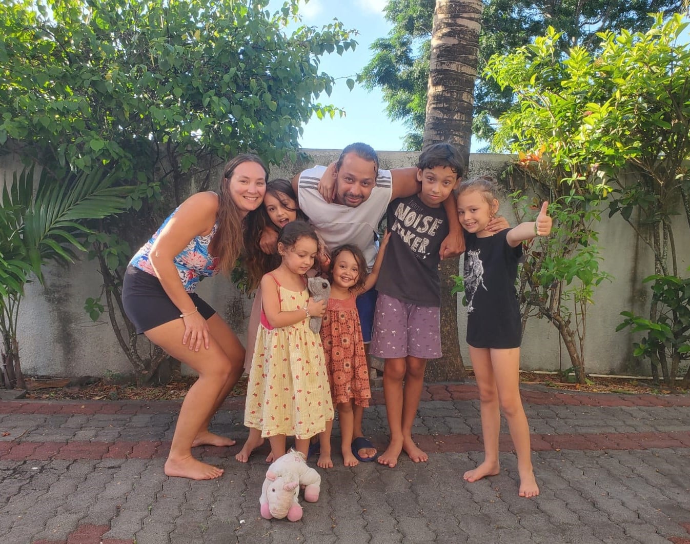 Famille expatriée à l'Ile Maurice