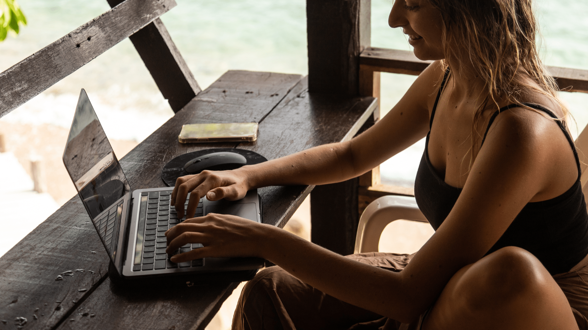 digital nomad à l’île maurice Digital nomad qui travaille à l'île Maurice