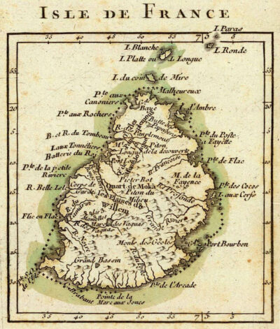 map-justice-maurice Vieille carte Maurice