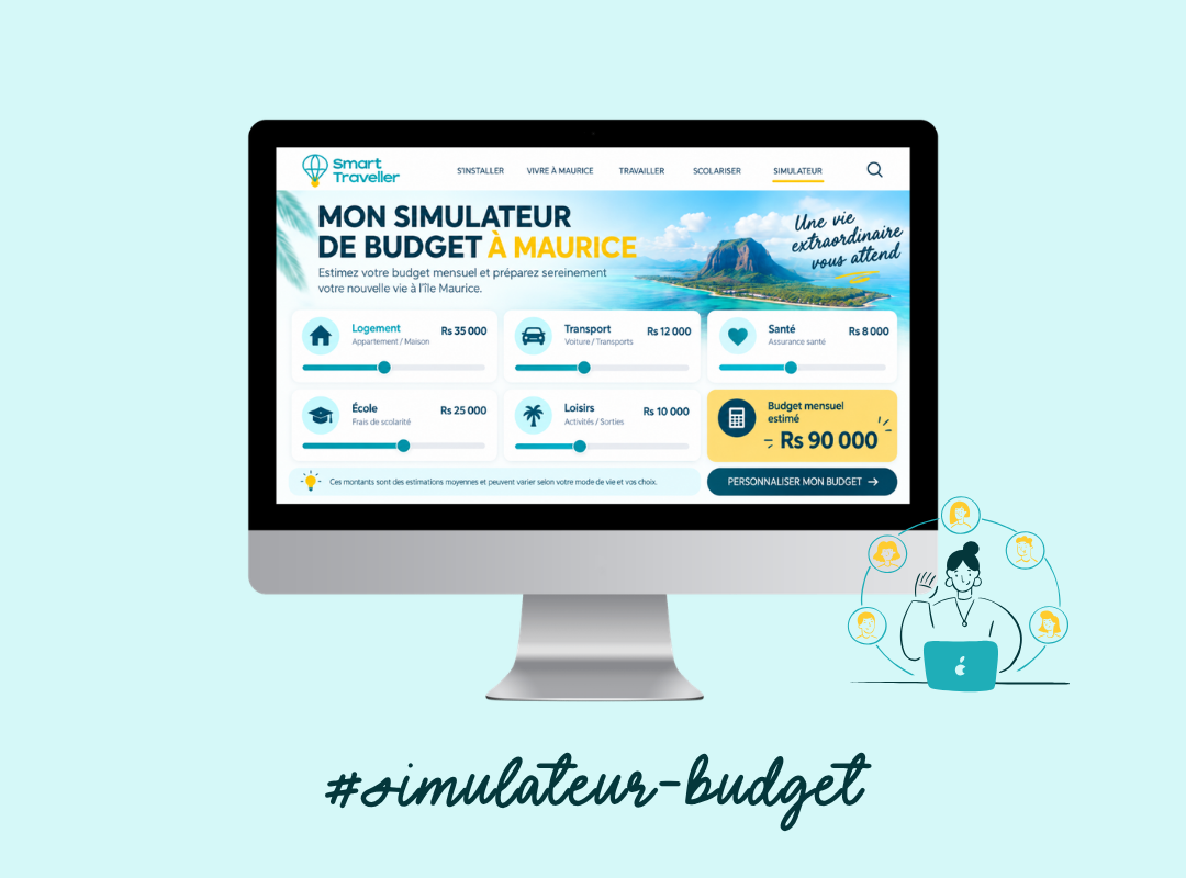 Simulateur budget île Maurice SmartTraveller pour estimer le coût de la vie